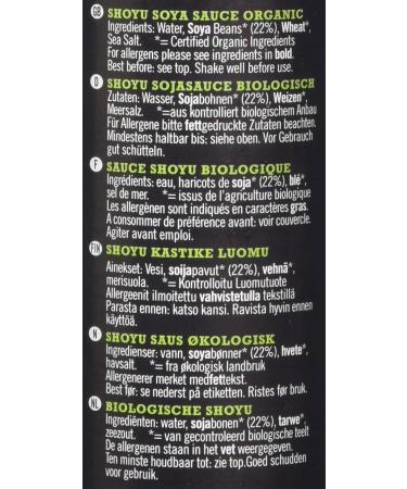 Biona Organic Shoyu Sauce 6 x 145ml - Authentic Japanese Soy Sauce - Buy Online on GoSupps.com