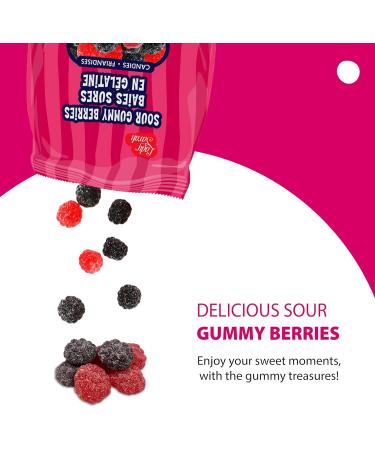 Lady Sarah Sour Gummy Berries - 360 Grams (Pack of 3 x 120G Bags) | Canada s Top Choice Bulk Candy Bear Bag | Sour Candy & Gummies for Parties & Gifts Sour Gummy Berries Pack of 3 - Buy Online on GoSupps.com