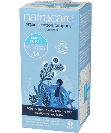 Natracare Organic Tampons - Eco-Friendly Chemical-Free & Biodegradable | Shop Now for International Shipping! - Buy Online on GoSupps.com