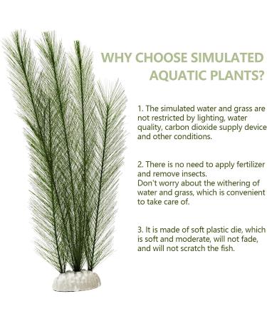 Buy Aquarium Plants Decoration - Lifelike Plastic & Artificial Aquatic Plants for Stunning Aquarium Decor - Buy Online on GoSupps.com