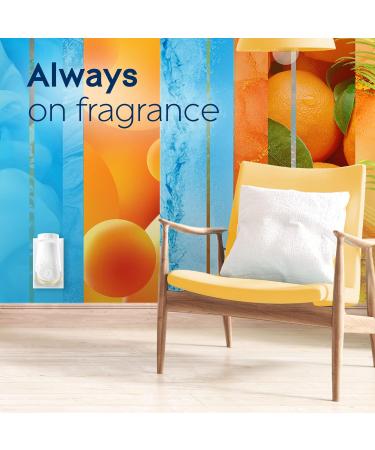 Glade PlugIn Plus Air Freshener Starter Kit - Coastal Sunshine Citrus Scented Oil for Home & Bathroom - 0.67 Fl Oz - 1 Warmer + 1 Refill - International Shipping Available - Buy Online on GoSupps.com
