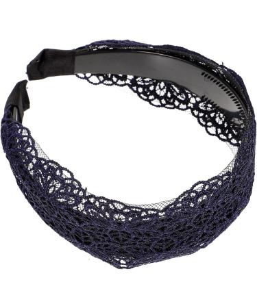 minkissy Lace Hair Hoop - Broadside Lace Headband Floral Lace Headband Gothic Headband Fancy Decor for Women Girls (Black) - Buy Online on GoSupps.com