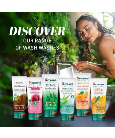 The Himalaya Drug Company Himalaya Purifying Neem Face Wash with Neem & Turmeric For Normal to Oily Skin Formulated with 100 Herbal Ingredients 150ml Pack of 2 - Buy Online on GoSupps.com