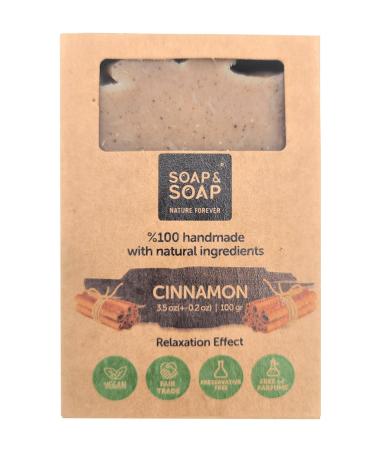 Cinnamon Handmade Natural Bar Soap - Organic Moisturizing & Eco-Friendly | International Shipping - Buy Online on GoSupps.com