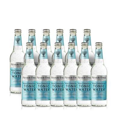 Fever Tree Mediterranean Tonic Water 0.5 litre bottles pack of 12 (12 x 500 ml) 500 ml (pack of 12)