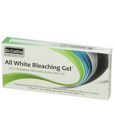 Dr. Collins All White 22% Carbamide Peroxide Whitening Gel - 0.17 Fl Oz (3 Pack) - Buy Online on GoSupps.com
