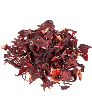 Hibiscus Flowers Tea - 100% Pure African Hibiscus Plant Loose Leaf for Premium Herbal Tea - 100g - Buy Online on GoSupps.com