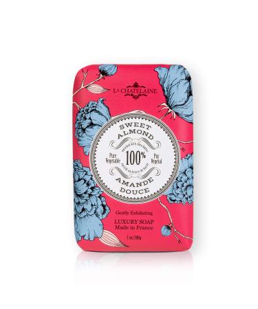 La Chatelaine Luxury Exfoliating Bar Soap | Natural Shea Formula (Sweet Almond  7 oz) Almond 7 Ounce (Pack of 1) - Buy Online on GoSupps.com