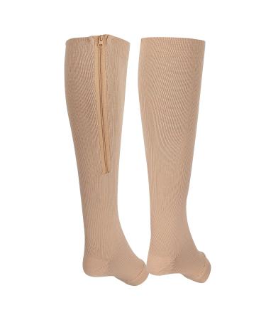 Shanrya support stockings multifunctional high reliability easy to wear long lifespan leg support stocking for fitness exercises