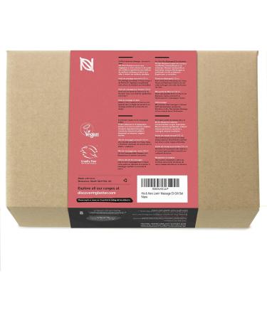 Naissance His & Hers Lovin Massage Oil Gift Set - Sensual Warming Body Oil & Wooden Massage Tools for Couples - Relaxation & Skin Care - Buy Online on GoSupps.com