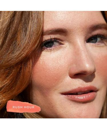 BeachPlease Tinted Balm RUSH HOUR in Sun-Kissed Peach | Dewy Finish | Multi-Purpose Cheek and Lip Cream Blush - Buy Online on GoSupps.com