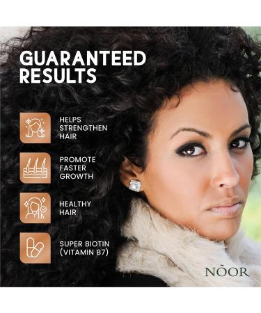 NOOR HAIR Growth Supplement | Healthy Hair Formula for Thick Fast Regrowth | Non-GMO Gluten-Free Vitamins for Women's Hair Loss - 30 Day Supply - Buy Online on GoSupps.com