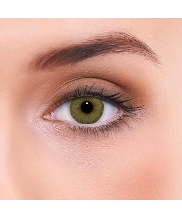 Buy Lenzotica Natural Hazel Contact Lenses - Strong Prescription -3.50 | International Shipping | Soft Monthly Lens with Container - Buy Online on GoSupps.com