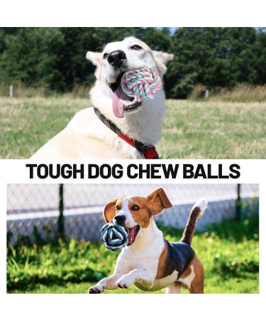 GASAPET Extra Large Dog Chew Rope Toys for Aggressive Chewers 5 Pack Durable Dog Balls for Medium Large Breeds Dental Cotton Dog Rope Toys Puppy Teething Chew Toys Interactive Dog Toys 5pcs Large - Buy Online on GoSupps.com