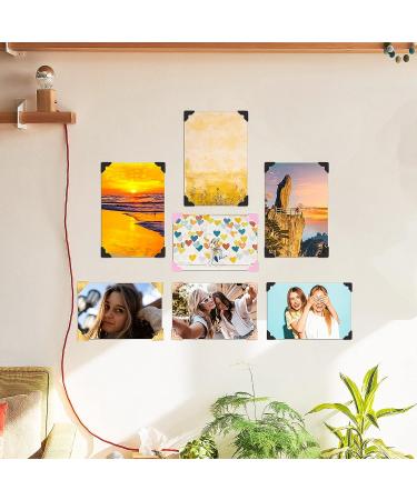 6 Colors 12 Sheets Adhesive Corners for Photos Picture Corners Acid Free Self Adhesive Photo Corners  Self Adhesive Corners Stickers Photo Mounting Corners for DIY Scrapbook Photo Album Journal - Buy Online on GoSupps.com