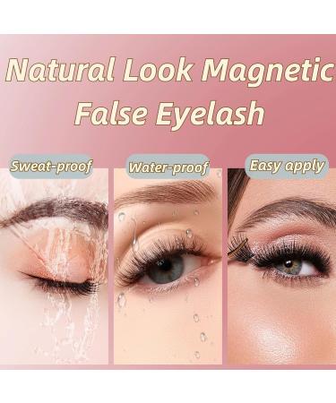 Magnetic Eyelashes - 2 Pairs Reusable Wispy Lashes with Applicator | No Glue Needed | Waterproof Magnetic Lash Kit - Buy Online on GoSupps.com