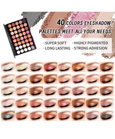 Complete Makeup Set for Girls & Women - Full Kit with Eyeshadow Foundation Blusher Brushes & More - Perfect Gift for Teens - Buy Online on GoSupps.com