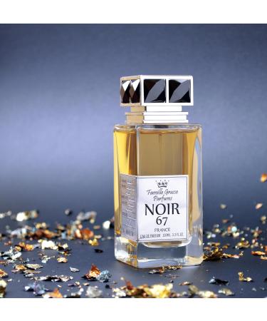 NOIR 67 - Eau de parfum for men 100 ml - Artisan selection - Oriental & Spicy scent - Made in France Grasse