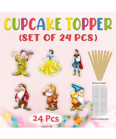 Seyal Snow White and the Sevn Dwarfs cupcake topper - Buy Online on GoSupps.com
