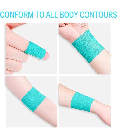 Self-Adherent Cohesive Sports Tape for Wrist Ankle Sprains & Swelling (3 x 5 Yards, 16 Count) - Buy Online on GoSupps.com