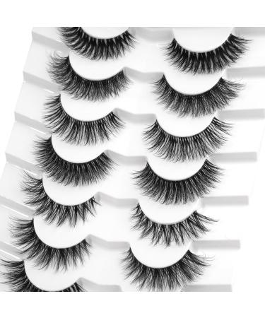 3D Cat-Eye Wispy False Eyelashes - Natural & Reusable Fluffy Faux Lashes (No.191) - Buy Online on GoSupps.com