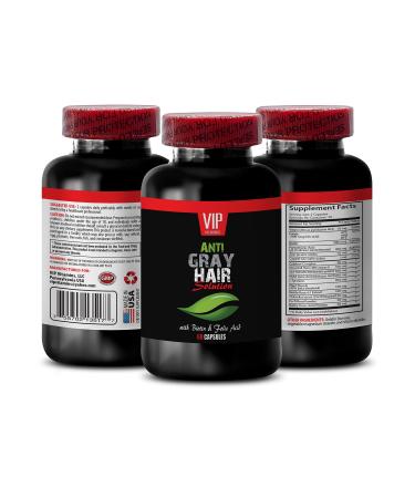 Best Naturals Anti Gray Hair - Anti Gray Hair for Men and Women - GET Your Style Back - Stops Grey Hair Change - catalase for Gray Hair - Anti Gray Hair Supplement - Hair Support Vitamins 1Bot 60Caps