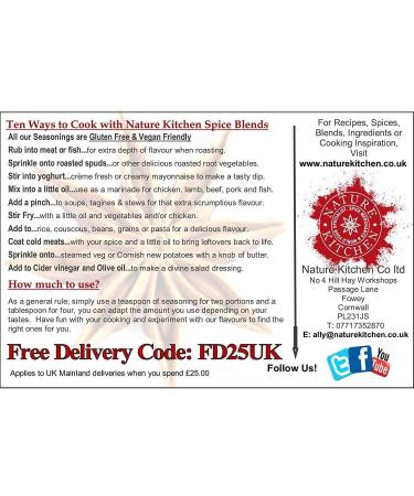 Nature Kitchen Curry Leaf 50g: Gluten-Free Vegan Seasoning Blend for Everyday Cooking - Marinades, Sauces, Frying, Baking, Grilling - Buy Online on GoSupps.com