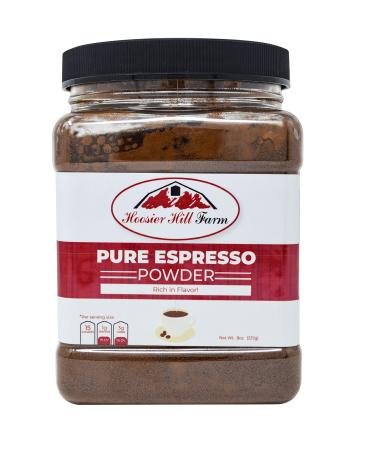 Pure Espresso Powder, (8 oz.) Hoosier Hill Farm