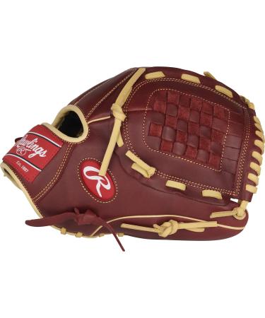 Rawlings Sandlot Baseball Glove Series - 12 Right Hand Throwing Infield/Pitcher Burgundy - International Shipping Available - Buy Online on GoSupps.com