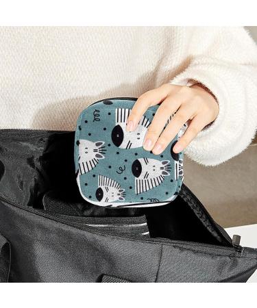 Shop Women's Zebra Pattern Storage Pockets Stillpad Holder - Portable Period Kit Bag for Girls - Buy Online on GoSupps.com