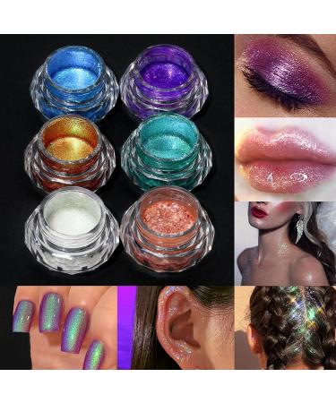 Glitter Green Eyeshadow - Waterproof, Long-Lasting Metallic Gel Texture with Eye Brush - Green-05 - Buy Online on GoSupps.com