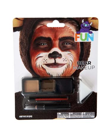 Bear Makeup Kit Brown Cub Costume Makeup Pallet Neutral Cosmetic Cream for Cosplay