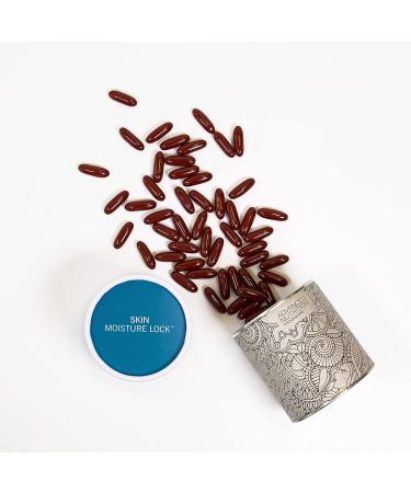 Advanced Nutrition Program Skin Moisture Lock Hyaluronic Acid with Ceramides Supplement 60 Capsules Supports youthfullooking skin for hydrated plump complexion - Buy Online on GoSupps.com