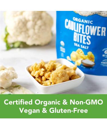 Rhythm Cauliflower Bites Sea Salt - Vegan, Paleo & Gluten-Free - 6 Pack Mission Nutrition Vegan Box - Buy Online on GoSupps.com