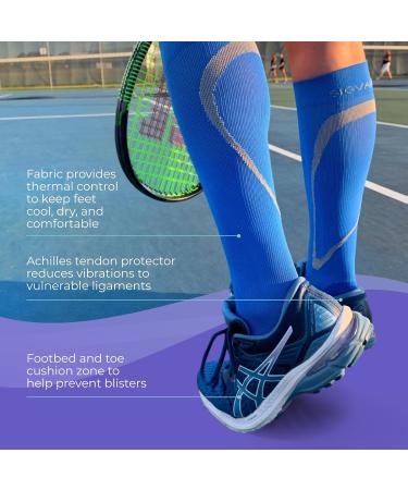 Buy Sigvaris Women's L Short Socks - White/Opulent Garden | International Shipping Available - Buy Online on GoSupps.com
