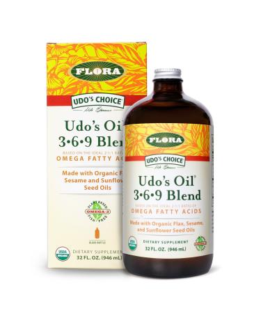 Flora Udo's Choice Udo's Oil 3-6-9 Blend 32 fl oz (946 ml)
