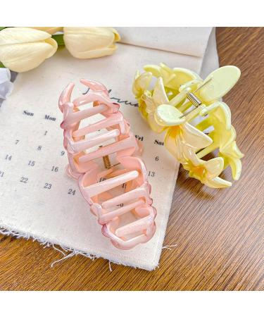 WDNIGLP Flower Hair Barrettes Hair Accessory Unique Hair Barrettes Large Flower Acrylic Hair Clip Sweet Hairpins Hair Claw 1# - Buy Online on GoSupps.com