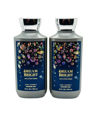Bath & Body Works Shea + Vitamin E Shower Gel Set of 2 10oz Each (Dream Bright)