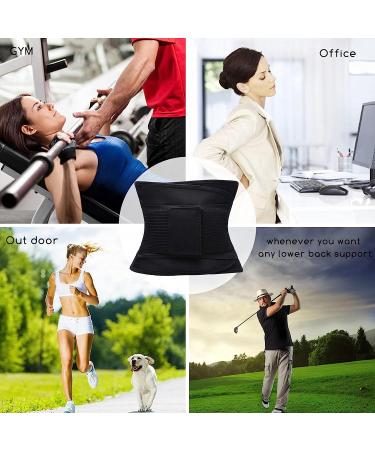 VENUZOR Waist Trainer Belt for Women - Slimming Body Shaper - Sport Girdle - Black Medium - Buy Online on GoSupps.com