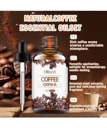 Znnhnn Coffee oil Coffee oil against wrinkles Pure essential coffee oil for aromatherapy Coffee oil cosmetics for skin and hair care Moisturizing rejuvenating and firming oil 30 ml - Buy Online on GoSupps.com