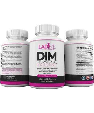 DIM Complex 150mg Menopause Relief Supplement | Hot Flashes & Acne Relief | Hormonal Support for Women | Estrogen Metabolism Balance | 60 Capsules | LadyMe - Buy Online on GoSupps.com