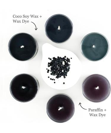 Black Candle Dye Flakes - High-Concentration Colorant for Soy, Coconut, and Paraffin Wax - 1.6 oz - Buy Online on GoSupps.com