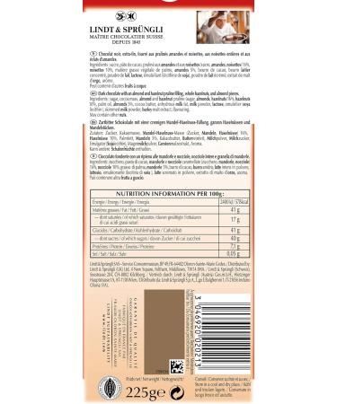 Lindt - LES GRANDES Hazelnut Praline Bars - Dark Chocolate 225g - Buy Online on GoSupps.com