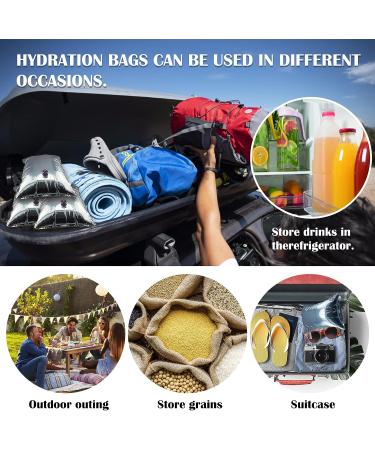 32 Gallon BPA-Free Water Storage Container | 12x 2.6 Gallon Collapsible Emergency Water Bags with Spigot | Portable Aluminized Sterile BIB for Camping, Hiking, Fishing - Buy Online on GoSupps.com