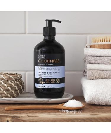 Baylis & Harding Goodness Sea Kelp & Peppermint Toiletries Bundle - 6 x 500ml Vegan Body & Hand Wash - Buy Online on GoSupps.com
