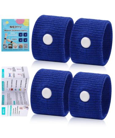 MEIYYJ Motion Sickness Bands for Adults and Kids Travel Sickness Bands Adult Sea Sickness Wristbands for Pregnancy Adults Cruise Travel Essentials 2 Blue - Buy Online on GoSupps.com