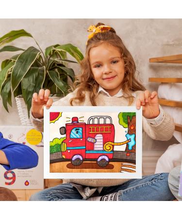 Hovin A4 Picture Frame Set for Children's Drawings - 2 White Art Frames for Creative Storage - Buy Online on GoSupps.com