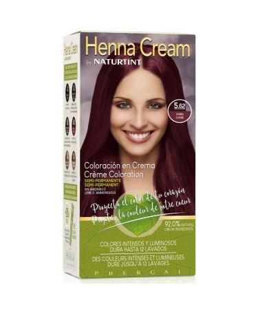 Naturtint | Cr me au henn | Cr me colorante semi-permanente sans ammoniaque | +90% d'ingr dients naturels | Jusqu' 12 lavages | 5.62 Cuivr | 110 ml