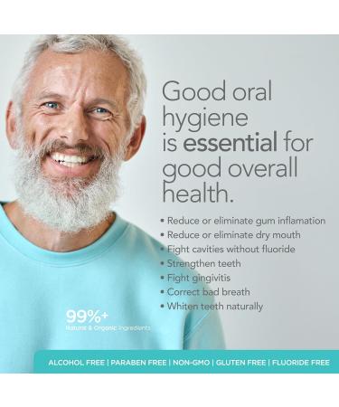 ORL Natural & Organic Alcohol-Free Mouthwash Uniquely Formulated to Clean Your Mouth Whiten Your Teeth Strengthen Tooth Enamel with 7.0 pH Balance. Eco-Friendly Aluminum Bottle. 16.9 oz. Fresh Mint - Buy Online on GoSupps.com